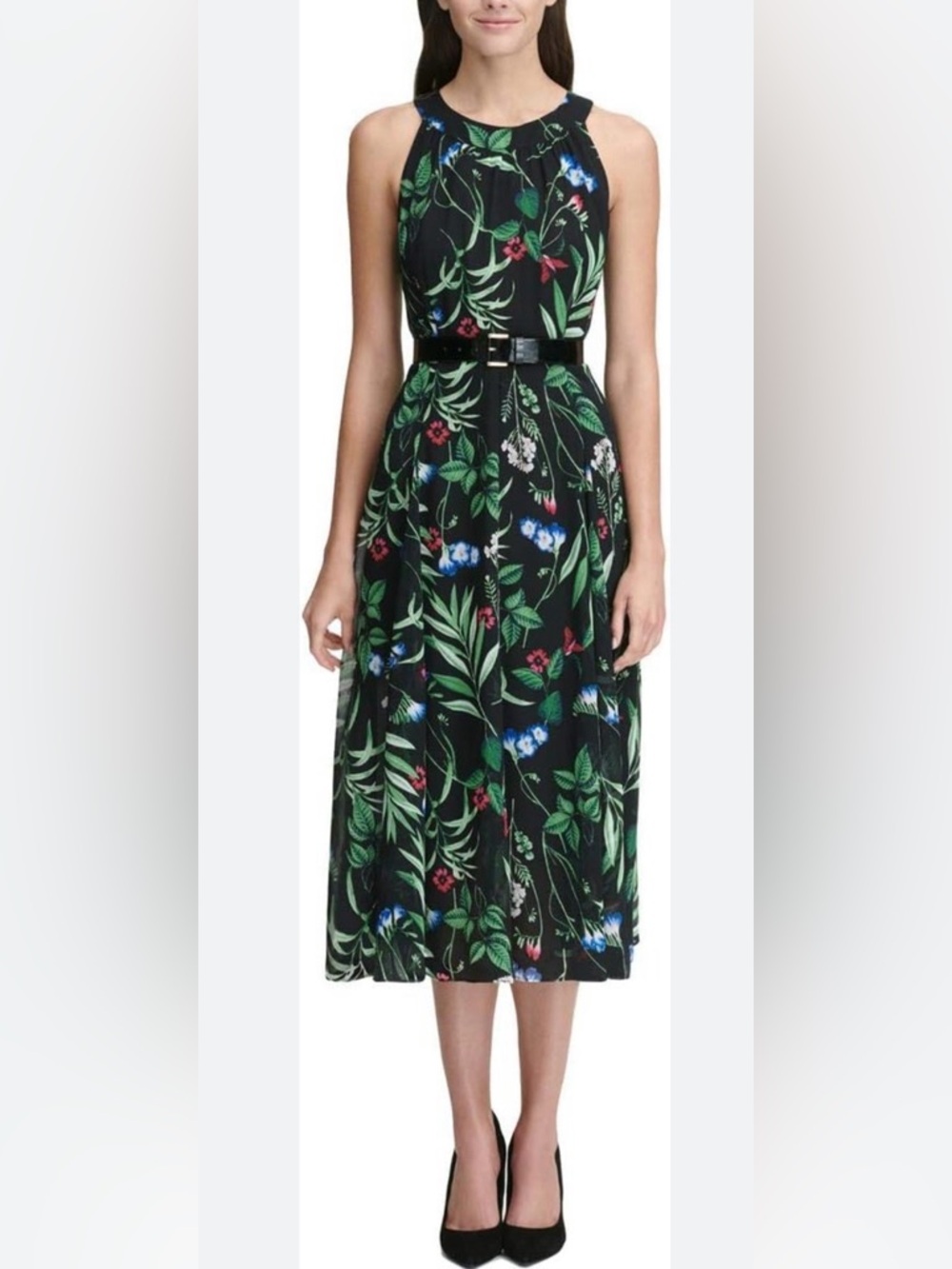 Tommy Hilfiger High neck midi dress size 4